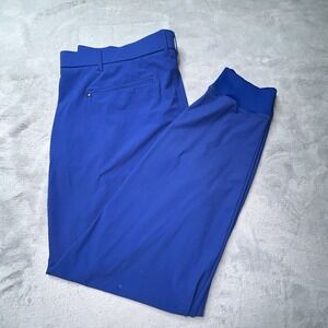 Greyson Pants Mens 38x30 Blue Performance Stretch Golf Activewear